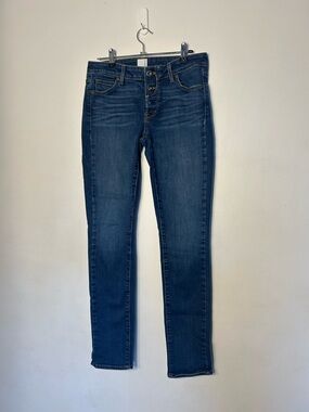 Rich & Skinny Indigo Skinny Jeans with Subtle Fade
